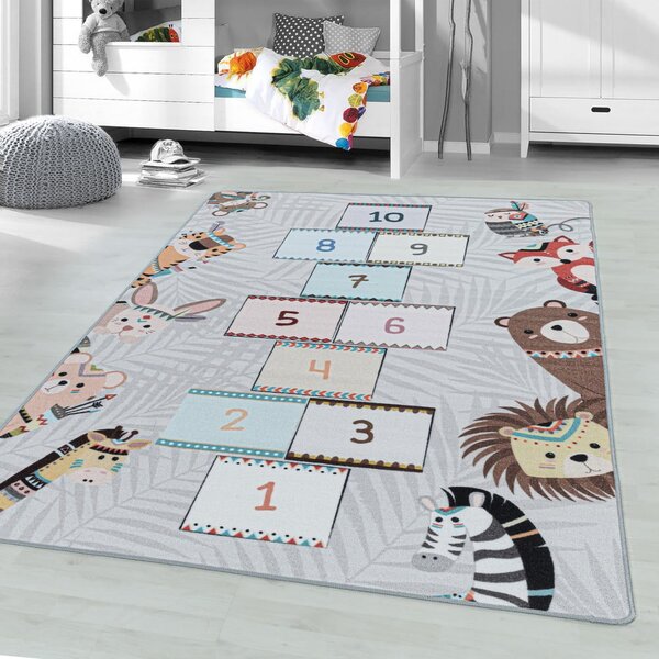 Sivý detský koberec 120x170 cm Play – Ayyildiz Carpets
