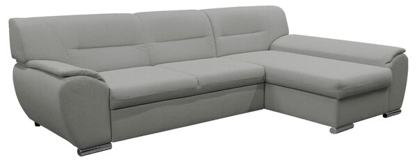 ROHOVÁ SEDAČKA, textil, svetlosivá MID.YOU - Sedačky, Online Only