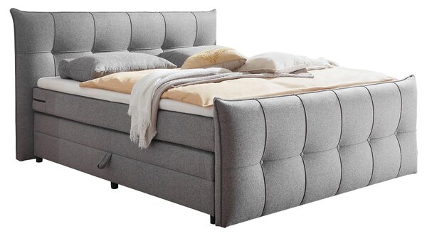 BOXSPRINGOVÁ POSTEĽ, 160/200 cm, tmavosivá MID.YOU - Online Only spálne, Online Only