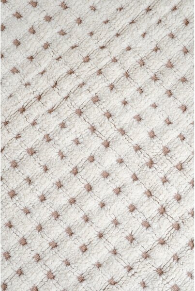 Slonovinový prateľný/ručne tkaný vlnený koberec 140x200 cm Unexpected Wool – Lorena Canals