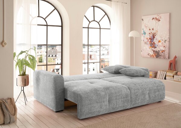 ROZKLADACIA POHOVKA, textil, sivá MID.YOU - Sedačky, Online Only