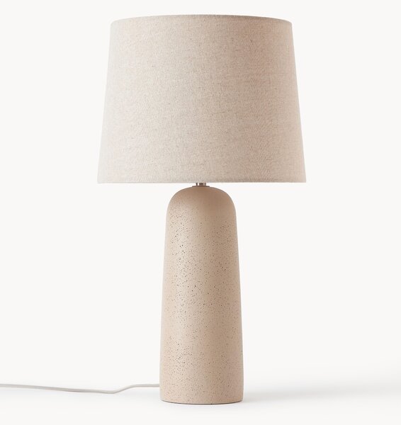 Veľká stolová lampa's betónovým podstavcom Kaya