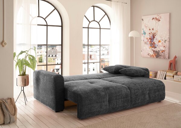 ROZKLADACIA POHOVKA, textil, antracitová MID.YOU - Sedačky, Online Only