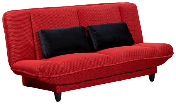 ROZKLADACIA POHOVKA, textil, červená MID.YOU - Sedačky, Online Only