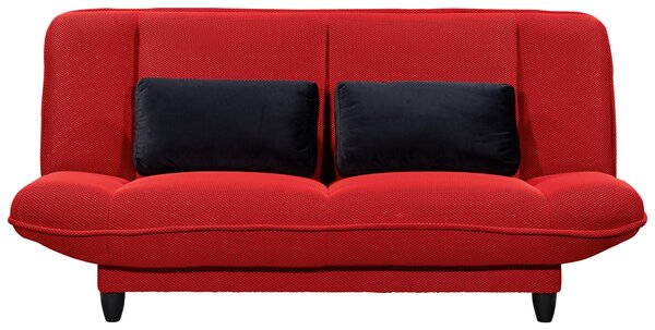 ROZKLADACIA POHOVKA, textil, červená MID.YOU - Sedačky, Online Only