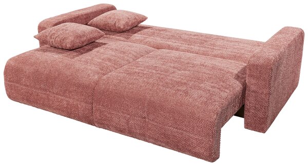 ROZKLADACIA POHOVKA, textil, koralová MID.YOU - Sedačky, Online Only
