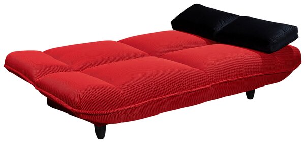 ROZKLADACIA POHOVKA, textil, červená MID.YOU - Sedačky, Online Only