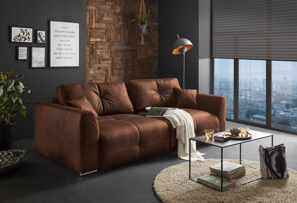 ROZKLADACIA POHOVKA, textil, hnedá Livetastic - Sedačky, Online Only