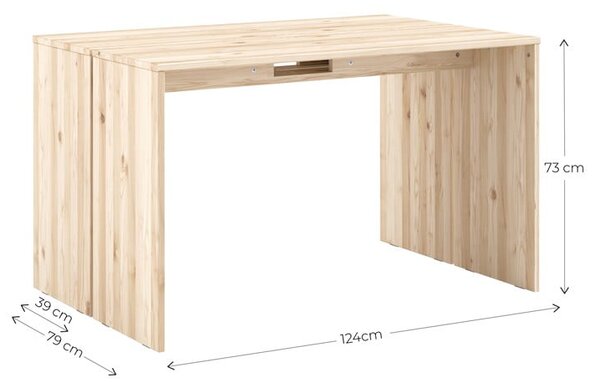 Jedálenský stôl z borovicového dreva 79x124 cm Join-In – Karup Design
