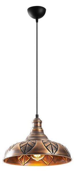 Závesné svietidlo v bronzovej farbe s kovovým tienidlom ø 31 cm Chandelier – Opviq lights