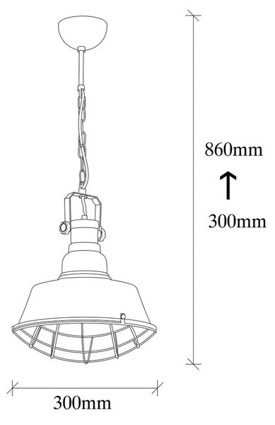 Čierne závesné svietidlo s kovovým tienidlom ø 30 cm Itak – Opviq lights