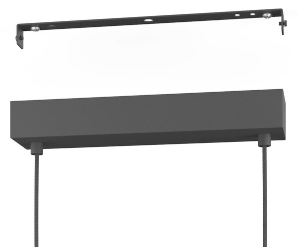 ZÁVESNÉ LED SVIETIDLO, 177,5/5/150 cm Eglo - Online Only bytové doplnky, Online Only