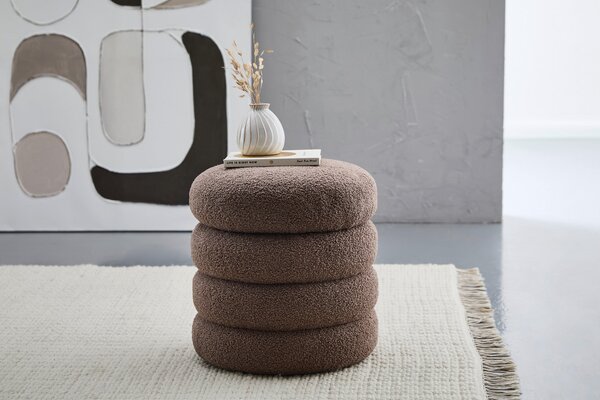 TABURETKA, textil, 41/42/41 cm Xora - Kreslá