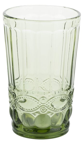 KONDELA Poháre na vodu, set 4 ks, 350 ml, farebné vintage, SAVOY TYP 1