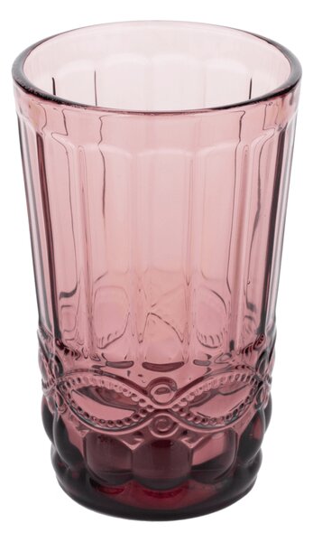KONDELA Poháre na vodu, set 4 ks, 350 ml, farebné vintage, SAVOY TYP 1