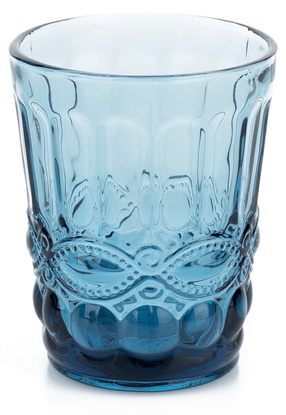 KONDELA Poháre na vodu, set 4 ks, 240 ml, farebné vintage, SAVOY TYP 2