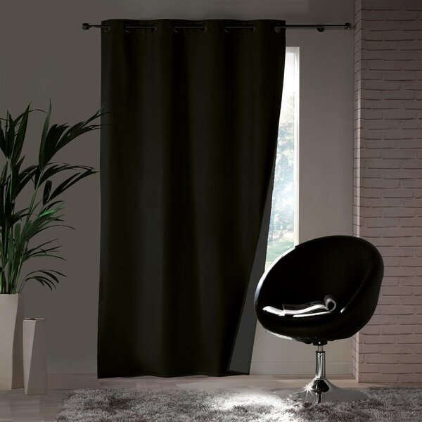 Čierny termo záves 140x260 cm Icemount – douceur d'intérieur