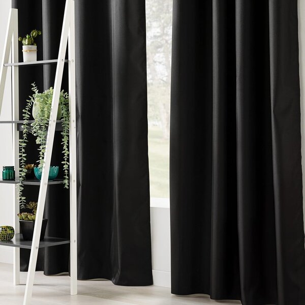 Čierny termo záves 140x260 cm Icemount – douceur d'intérieur