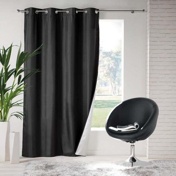 Čierny termo záves 140x260 cm Icemount – douceur d'intérieur