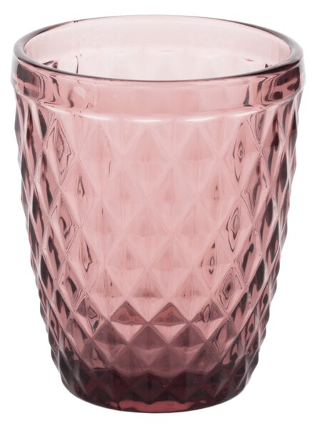 KONDELA Poháre na vodu, set 4 ks, 240 ml, farebné, retro, VERITAS TYP 2