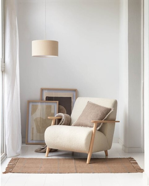 Krémové tienidlo ø 40 cm Nazli – Kave Home
