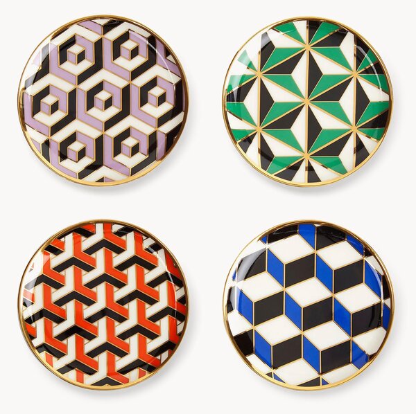 Súprava porcelánových podložiek Versailles, 4 ks