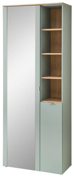 PREDSIEŇOVÁ SKRIŇA, šalviovozelená, dub artisan, 78/202/38 cm Xora - Skrine, Online Only