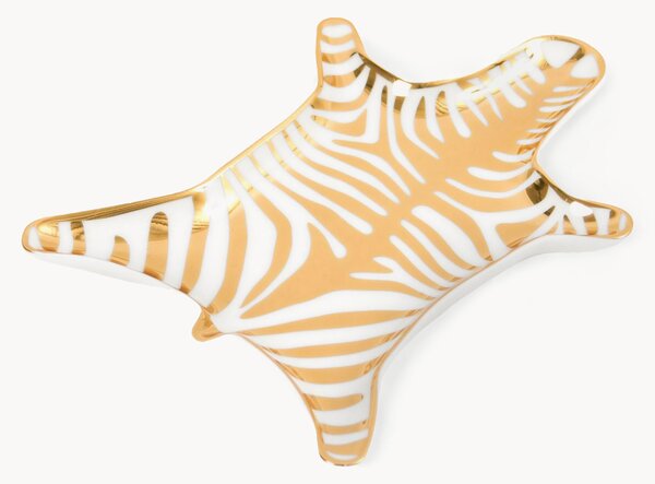 Porcelánový dekoračný podnos Zebra