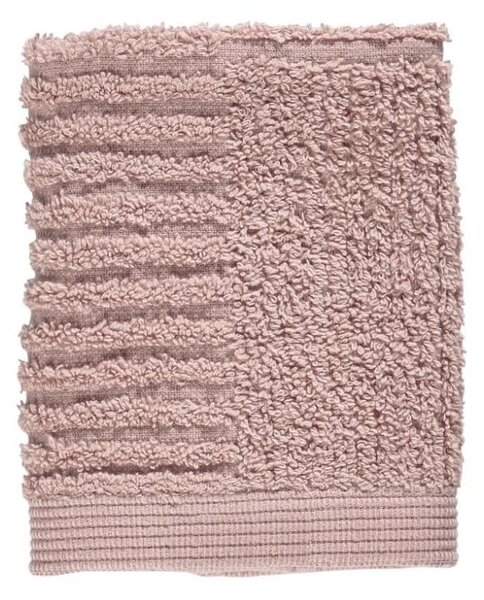 Svetloružový uterák zo 100 % bavlny na tvár Zone Classic, 30 × 30 cm
