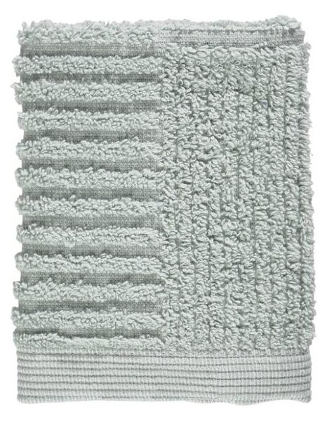 Svetlosivozelený uterák zo 100 % bavlny na tvár Zone Classic Dust Green, 30 × 30 cm