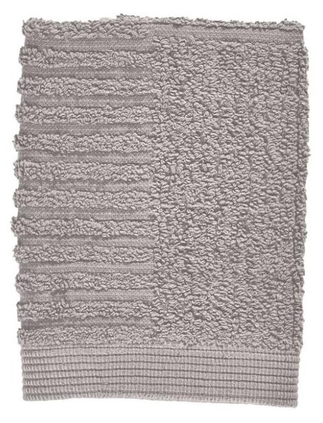 Sivý uterák zo 100% bavlny na tvár Zone Classic Gull Grey, 30 × 30 cm