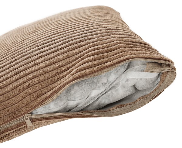 KONDELA Extra priestranná pohovka, svetlohnedá/béžová/krémová, GILEN BIG SOFA
