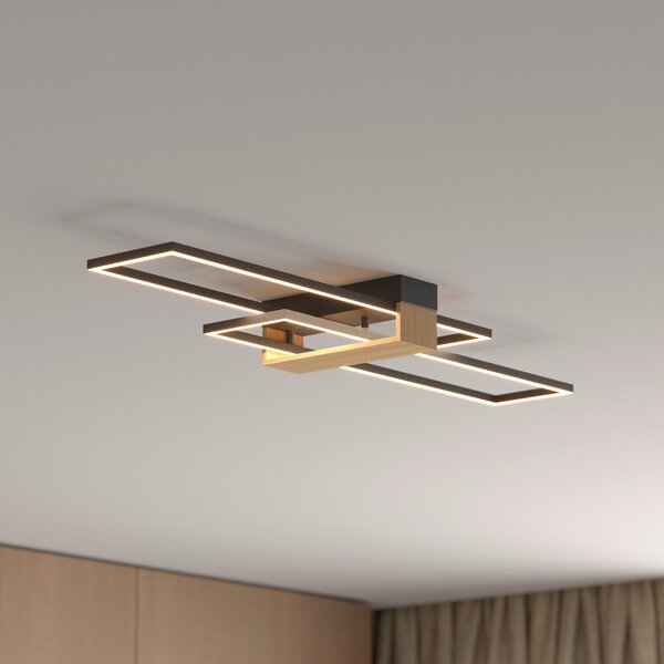 STROPNÉ LED SVIETIDLO, 96,5/25/9 cm Novel - Interiérové svietidlá