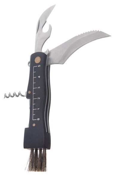 Hubársky nôž zatvárací so štetcom 6 cm