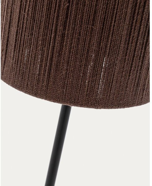 Stolová lampa v tmavoprírodnej farbe z masívu akácie (výška 147 cm) Kor – Kave Home