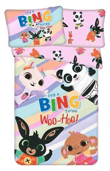 Bavlnené detské obliečky do postieľky 100x135 cm Bing "It's a thing" – Jerry Fabrics