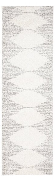 Kusový koberec Shaggy Pelta krémový atyp 60x200cm