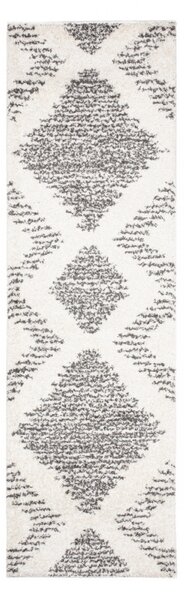 Kusový koberec Shaggy Pipa šedý atyp 80x200cm