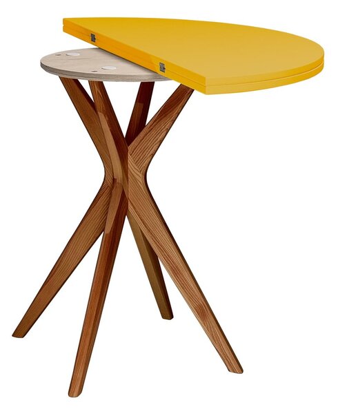 Okrúhly rozkladací jedálenský stôl 45x90 cm Jubi – Ragaba