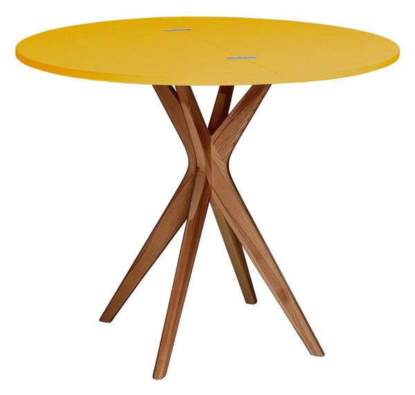 Okrúhly rozkladací jedálenský stôl 45x90 cm Jubi – Ragaba