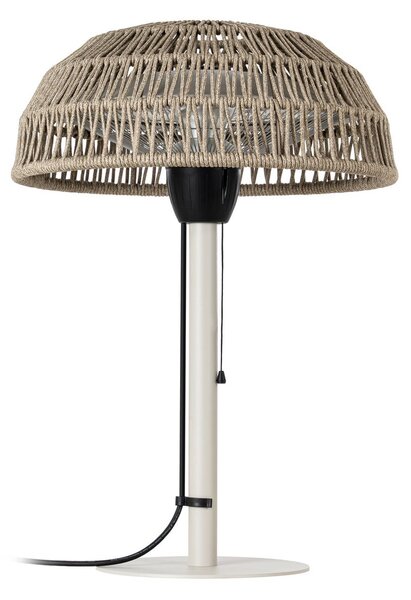 Stolný ohrievač Calenza, béžový, výška 70 cm, 1 500 W, hliník – Lucande Lucande, Calenza, Béžová, Kov, Moderný