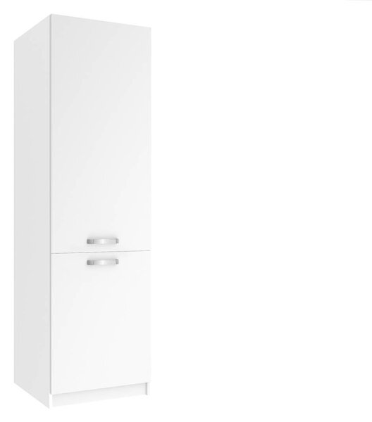 Vysoká kuchynská skrinka Belini pre vstavanú chladničku 60 cm biely mat TOR SSL60/1/WT/WT/0/U