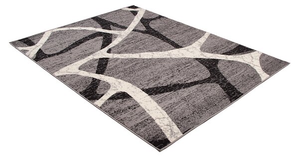 TA Koberec D319C GRAY CHEAP PP CRM Sivý Obdĺžnikový Rozmer: 80x150 cm