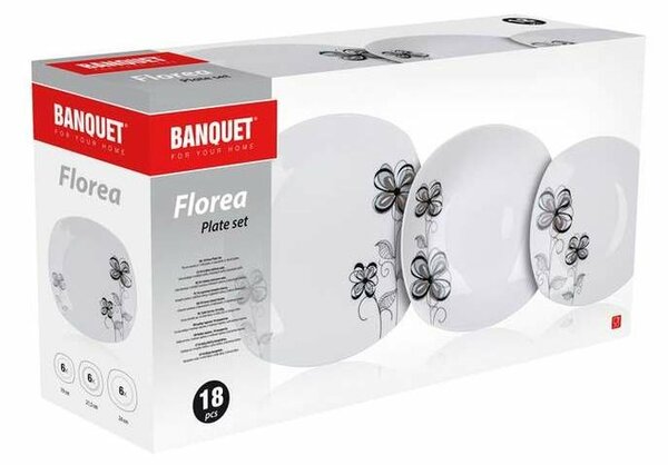 Banquet square FLOREA 18 ks