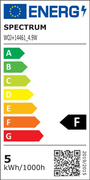Spectrum LED LED žárovka GLOB 4,9W E27 COG RETROSHINE teplá bílá