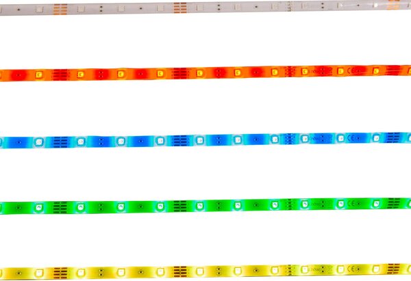 LED RGB pásik s diaľkovým ovládaním, dĺžka 5 m