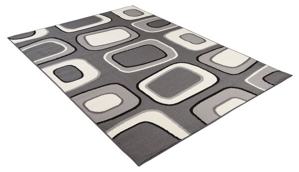 TA Koberec T965A DARK GRAY CHEAP PP CRM Sivý Obdĺžnikový Rozmer: 130x190 cm