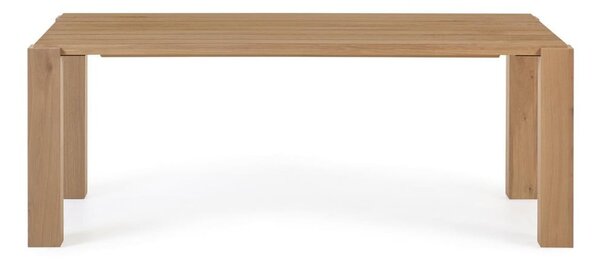 Jedálenský stôl v dekore duba 100x200 cm Deyanira – Kave Home