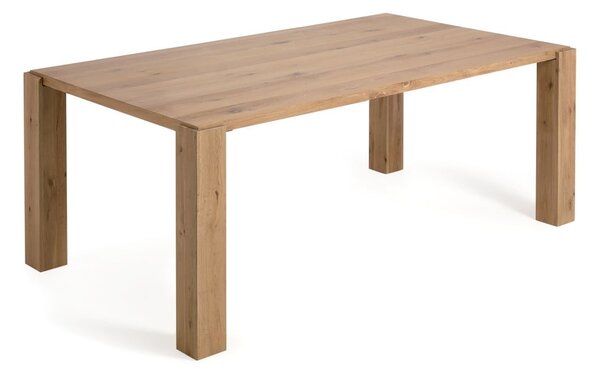 Jedálenský stôl v dekore duba 100x200 cm Deyanira – Kave Home