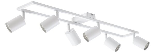 Stropné Lampa Lindby, Bravius, stmievateľné, Biela, Obývacia izba, Kov